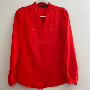 THE LIMITED long sleeves v-neck blouse